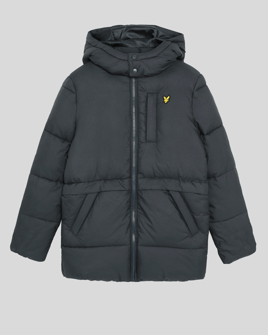Lyle & Scott Boys' Ripstop Quilted Puffer Coat - Navy - Image 1