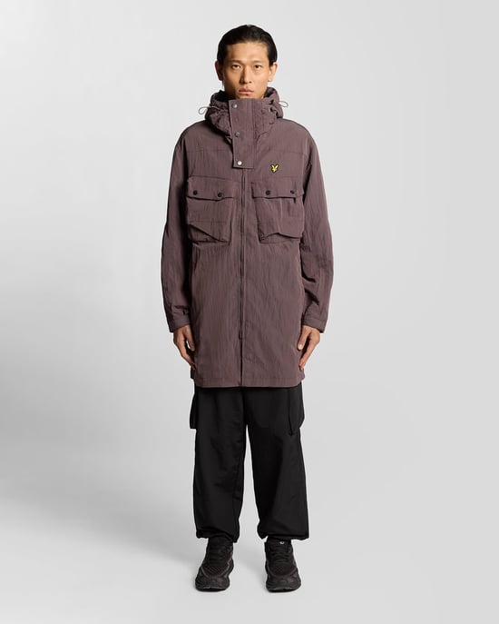 Lyle & Scott Waterafstotende Guard Parka - Bruin - Image 2