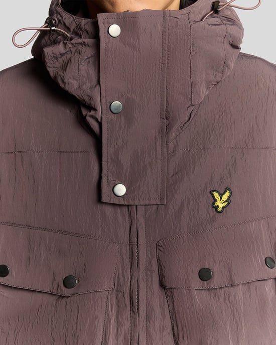 Lyle & Scott Waterafstotende Guard Parka - Bruin - Image 3