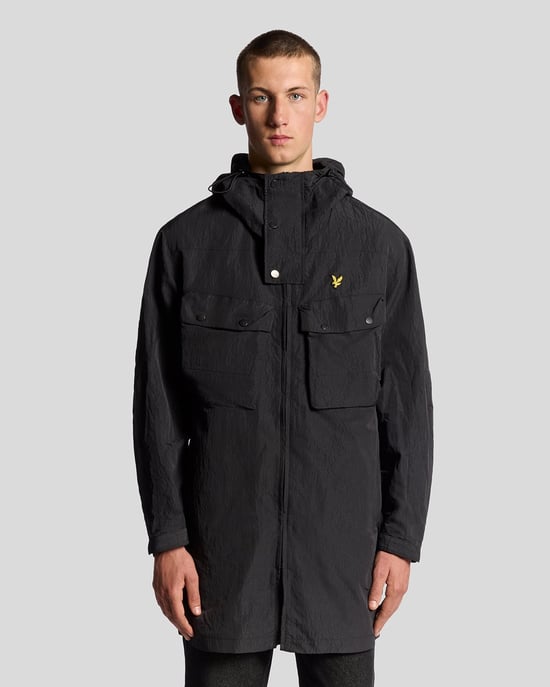 Lyle & Scott Waterafstotende Guard Parka - Zwart - Image 1