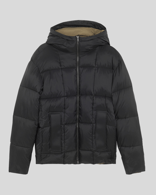 Lyle & Scott Square Cocoon Puffer Jacket - Zwart - Image 5