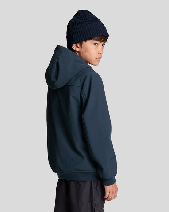 Lyle & Scott jongens softshell capuchonjack - marineblauw - Image 3