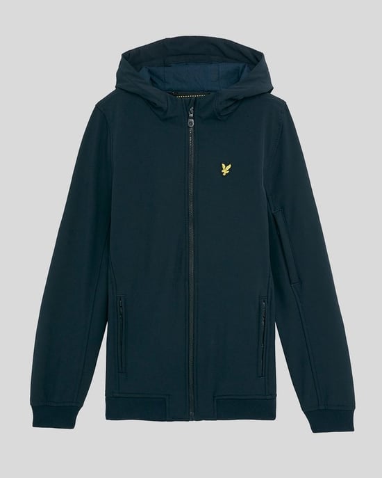 Lyle & Scott jongens softshell capuchonjack - marineblauw - Image 5