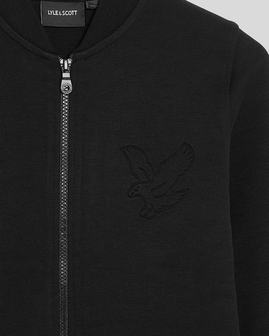 Lyle & Scott Boys' Embossed Eagle Track Jacket - Black - Image 3