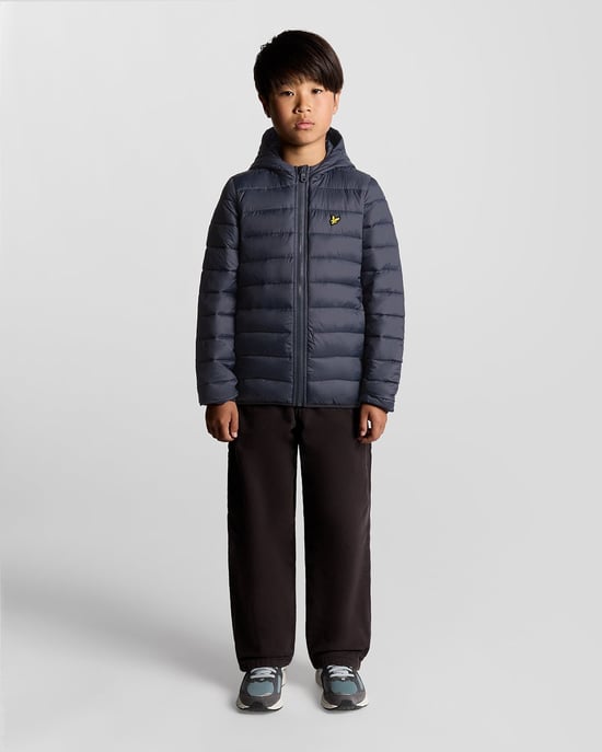 Lyle & Scott jongens lichtgewicht gewatteerde jas - marineblauw - Image 2