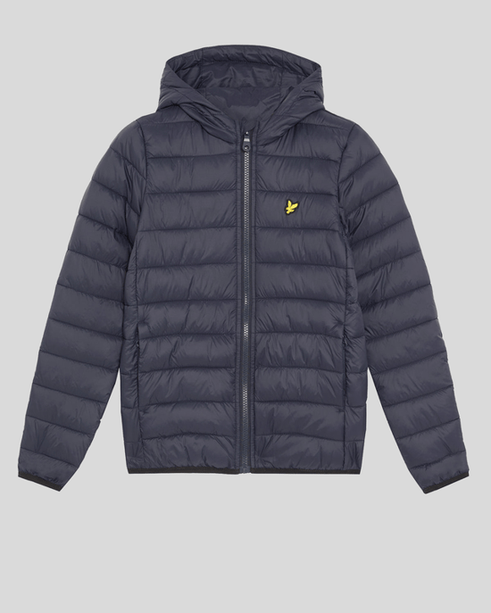 Lyle & Scott jongens lichtgewicht gewatteerde jas - marineblauw - Image 5