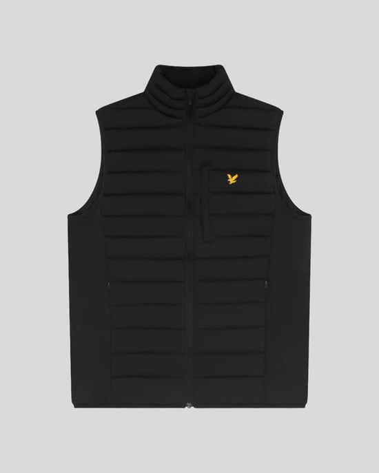 Lyle & Scott Sports lichtgewicht gewatteerd jack - zwart - Image 5
