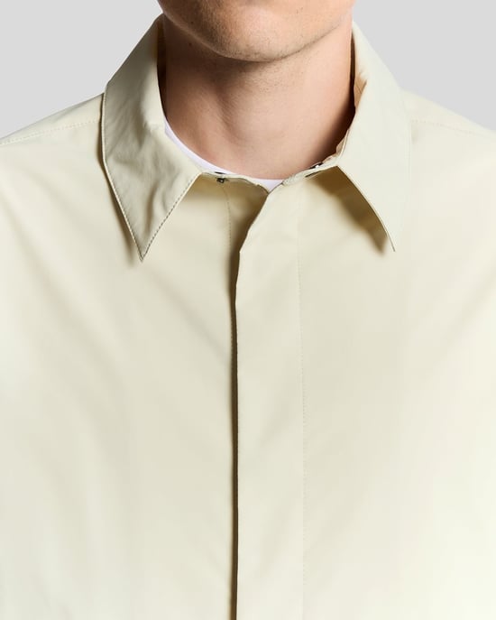 Lyle & Scott Water Resistant Nylon Overshirt - Grey - Image 3