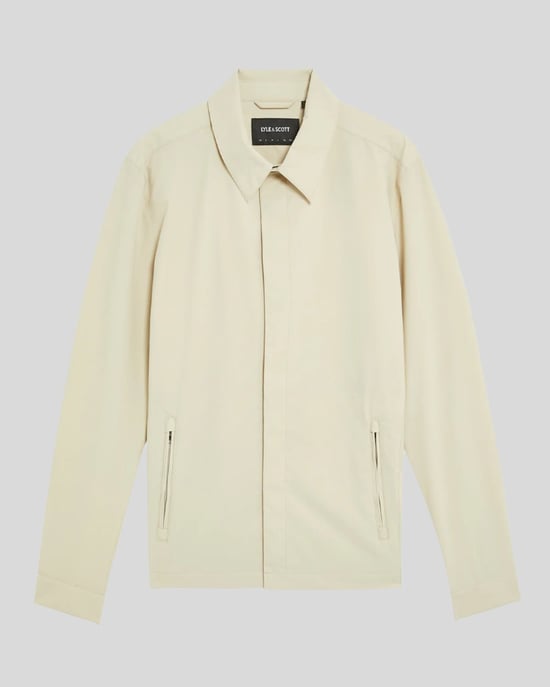 Lyle & Scott Water Resistant Nylon Overshirt - Grey - Image 5