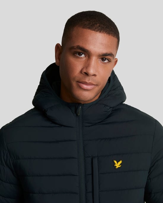 Lyle & Scott Sports lichtgewicht pufferjack - marineblauw - Image 4