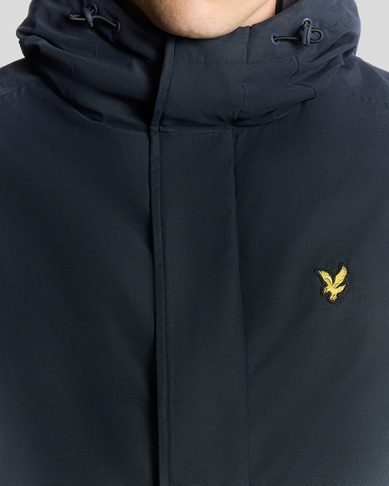 Lyle & Scott Heavyweight Hooded Parka - Marineblauw - Image 3