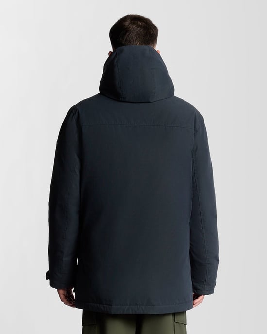 Lyle & Scott Heavyweight Hooded Parka - Marineblauw - Image 4