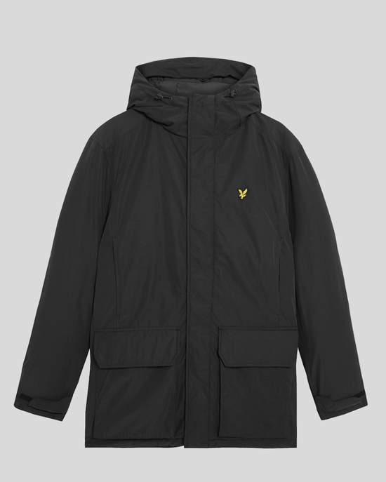 Lyle & Scott Heavyweight Hooded Parka - Zwart - Image 5