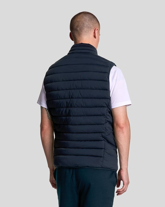Lyle & Scott Sports lichtgewicht pufferjack - marineblauw - Image 3