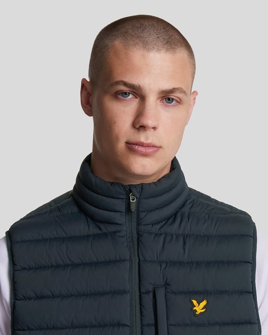 Lyle & Scott Sports lichtgewicht pufferjack - marineblauw - Image 4