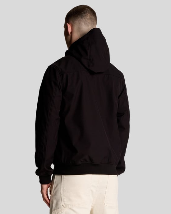 Lyle & Scott mesh gevoerde softshelljas - zwart - Image 3