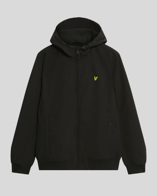 Lyle & Scott mesh gevoerde softshelljas - zwart - Image 5