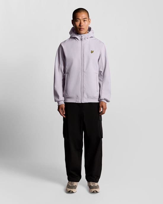 Lyle & Scott fleece gevoerde softshelljas - roze - Image 2