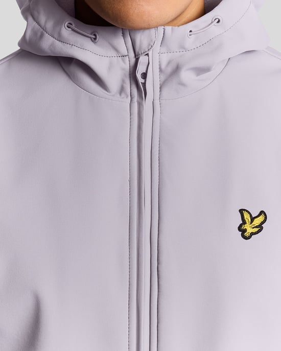 Lyle & Scott fleece gevoerde softshelljas - roze - Image 3