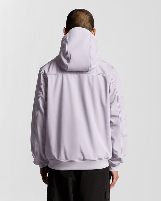 Lyle & Scott fleece gevoerde softshelljas - roze - Image 4
