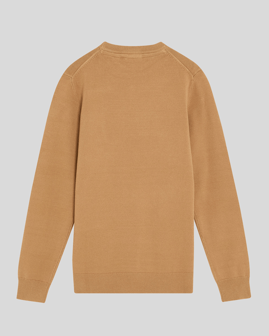 Lyle & Scott jongens L&S monogram ronde hals trui - bruin - Image 2