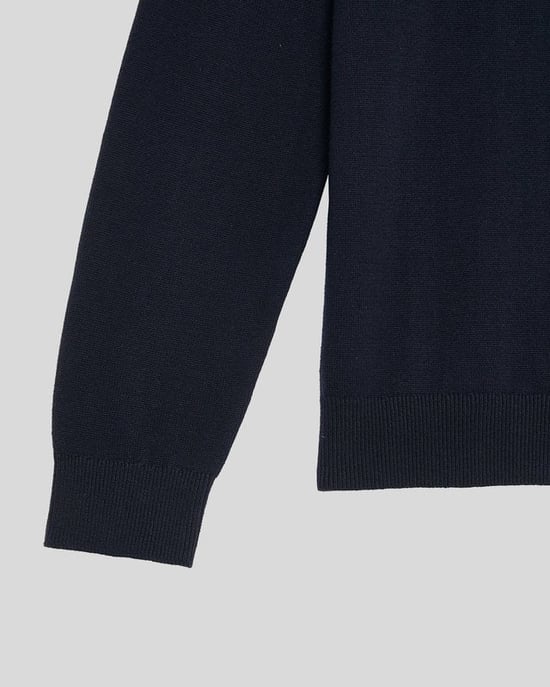 Lyle & Scott Boys' Cotton Crew Neck Jumper - Navy - Image 5