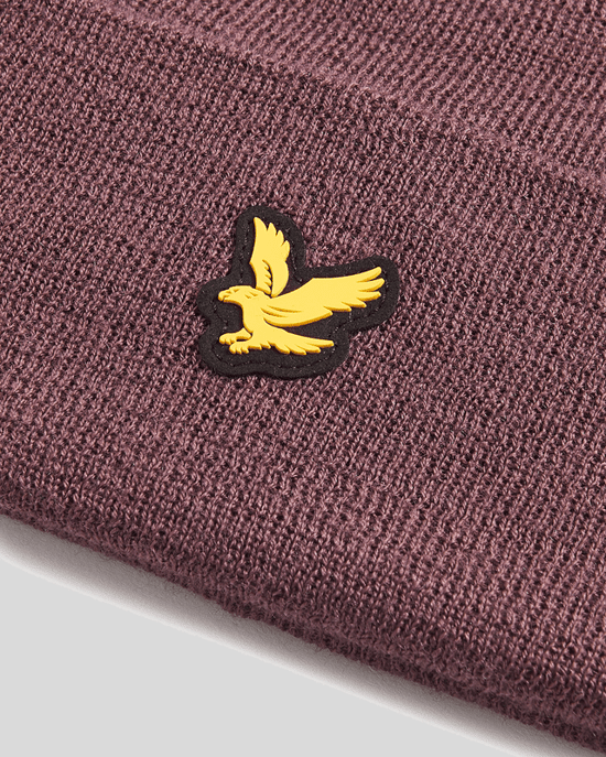 Lyle & Scott Golfmössa i merinoullblandning - Lila - Image 3