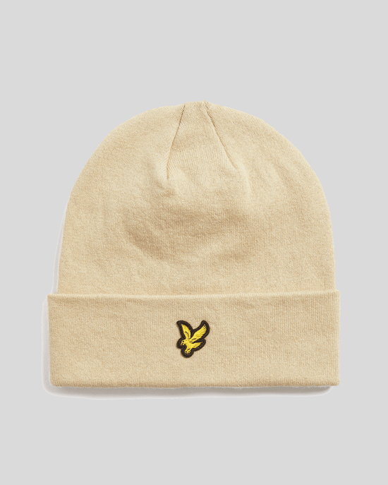 Lyle & Scott Merino Wool Blend Beanie - Grey - Image 1