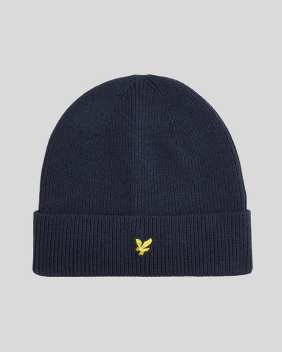 Lyle & Scott Jongens Gebreide Muts - Marineblauw - Image 1