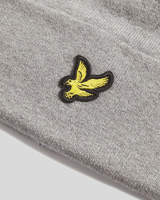 Lyle & Scott Merinowolmix Beanie - Grijs - Image 3