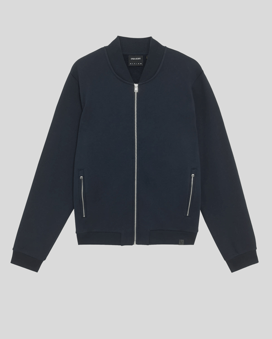 Lyle & Scott Halvlång ärm Jersey Bomber - Marinblå - Image 5