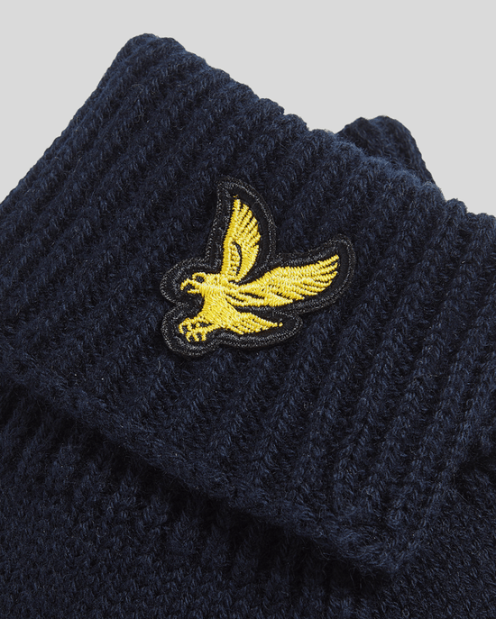 Lyle & Scott Merinowolmix Handschoenen - Marineblauw - Image 2