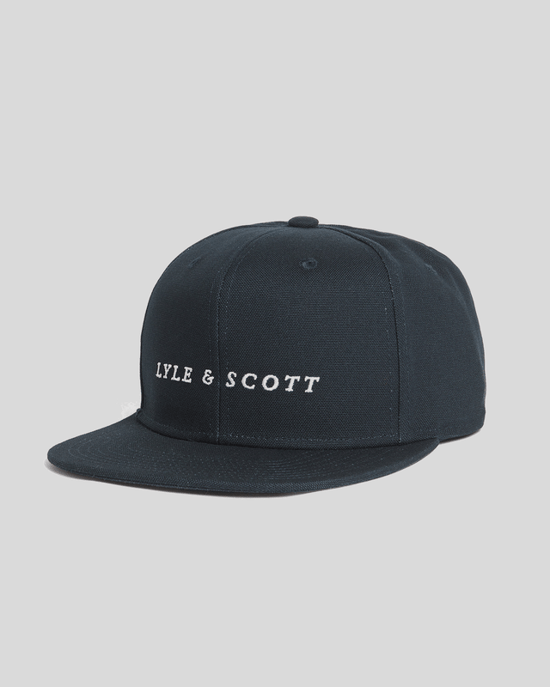 Lyle & Scott Script Logo Baseballpet - Marineblauw - Image 1