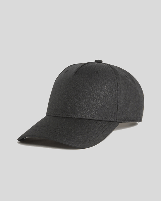 Lyle & Scott Tonal Monogram Baseballpet - Zwart - Image 1