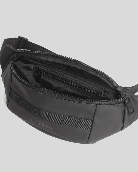 Lyle & Scott Water Resistant Crossbody Bag - Black - Image 3