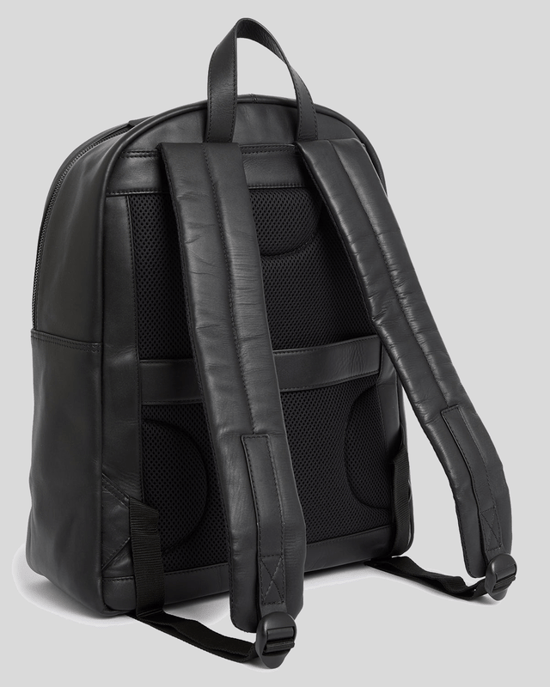 Lyle & Scott leren rugzak - zwart - Image 2