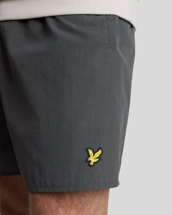 Lyle & Scott effen zwemshorts - grijs - Image 4