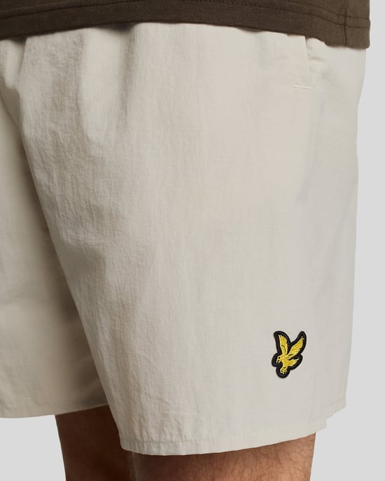 Lyle & Scott effen zwemshorts - zand - Image 4