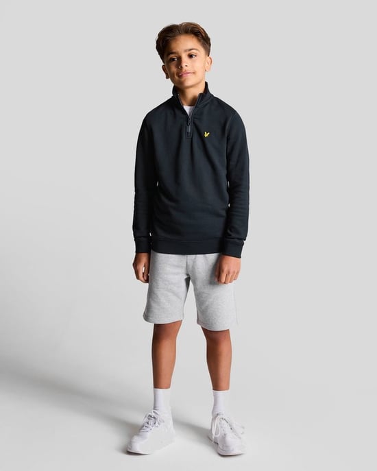 Lyle & Scott Boys' 1/4 Zip Jumper - Navy - Image 2