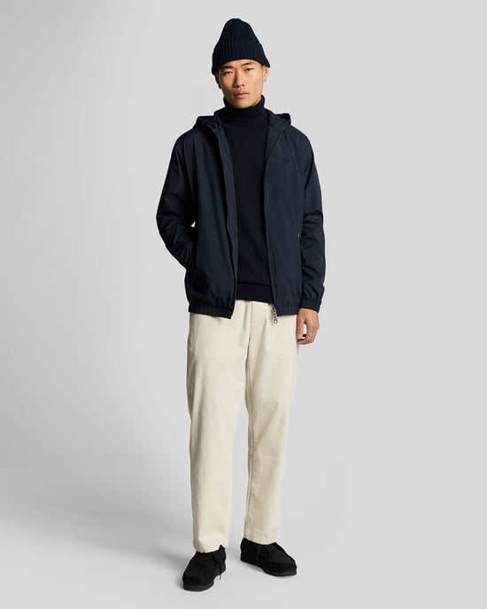 Lyle & Scott katoenen merino coltrui - marineblauw - Image 2