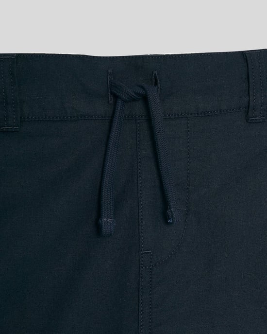 Lyle & Scott Jongens Linnen Broek - Marineblauw - Image 2