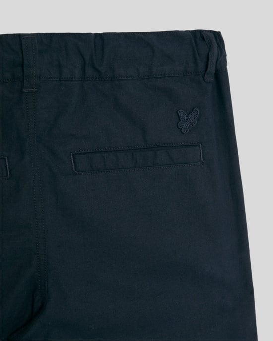 Lyle & Scott Jongens Linnen Broek - Marineblauw - Image 3