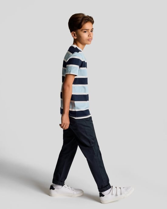Lyle & Scott Boys' Straight Leg Chino - Navy - Image 2