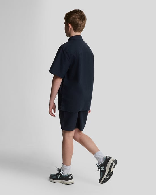 Lyle & Scott Linneshorts för Pojkar - Marinblå - Image 3