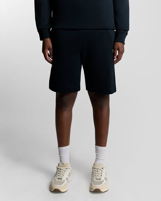 Lyle & Scott katoenen sweatshort - marineblauw - Image 2