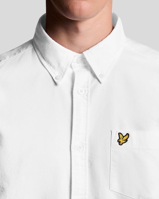 Lyle & Scott wit shirt met lange mouwen - Image 3