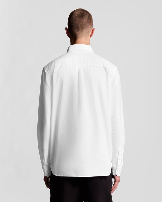 Lyle & Scott wit shirt met lange mouwen - Image 4