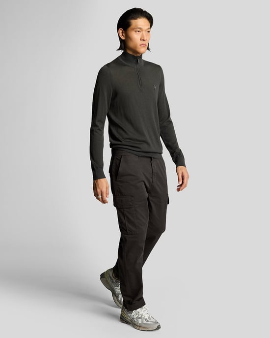 Lyle & Scott Cargo Pocket Trouser - Grey - Image 2