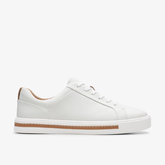 Un Maui Lace White Leather Trainers - Image 1