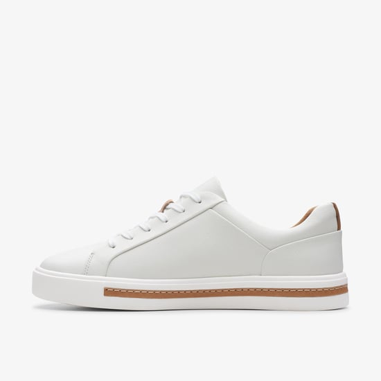 Un Maui Lace White Leather Trainers - Image 2